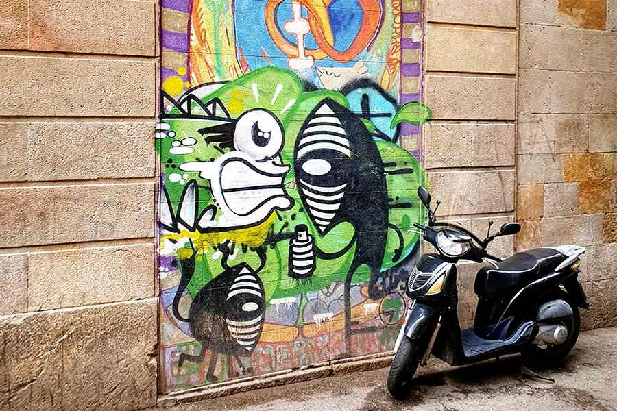 Pan Peryskop od Noriaki w Barcelonie