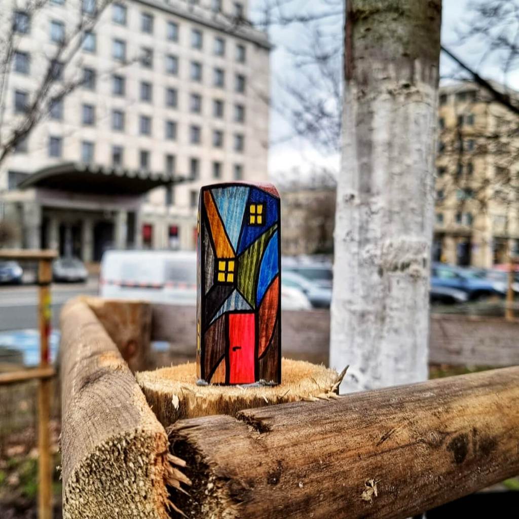 Kolorowy domek Herberta Raniszewskiego w Warszawie