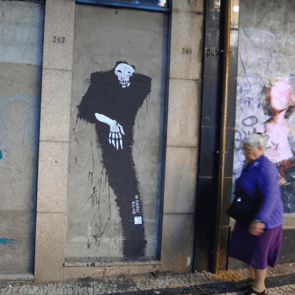 Around the Corner - street art BerriBlu w Portugalii