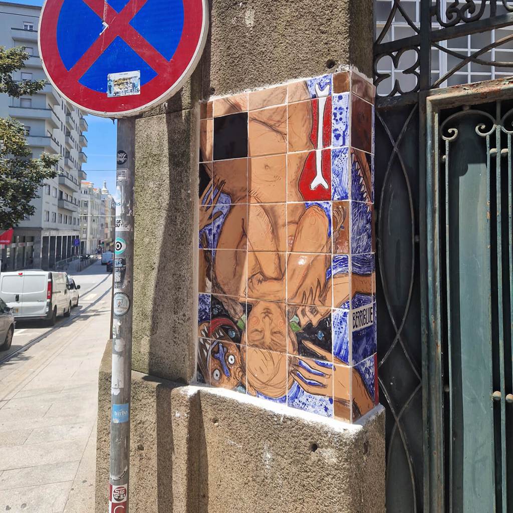 Azulejos BerriBlue w Porto