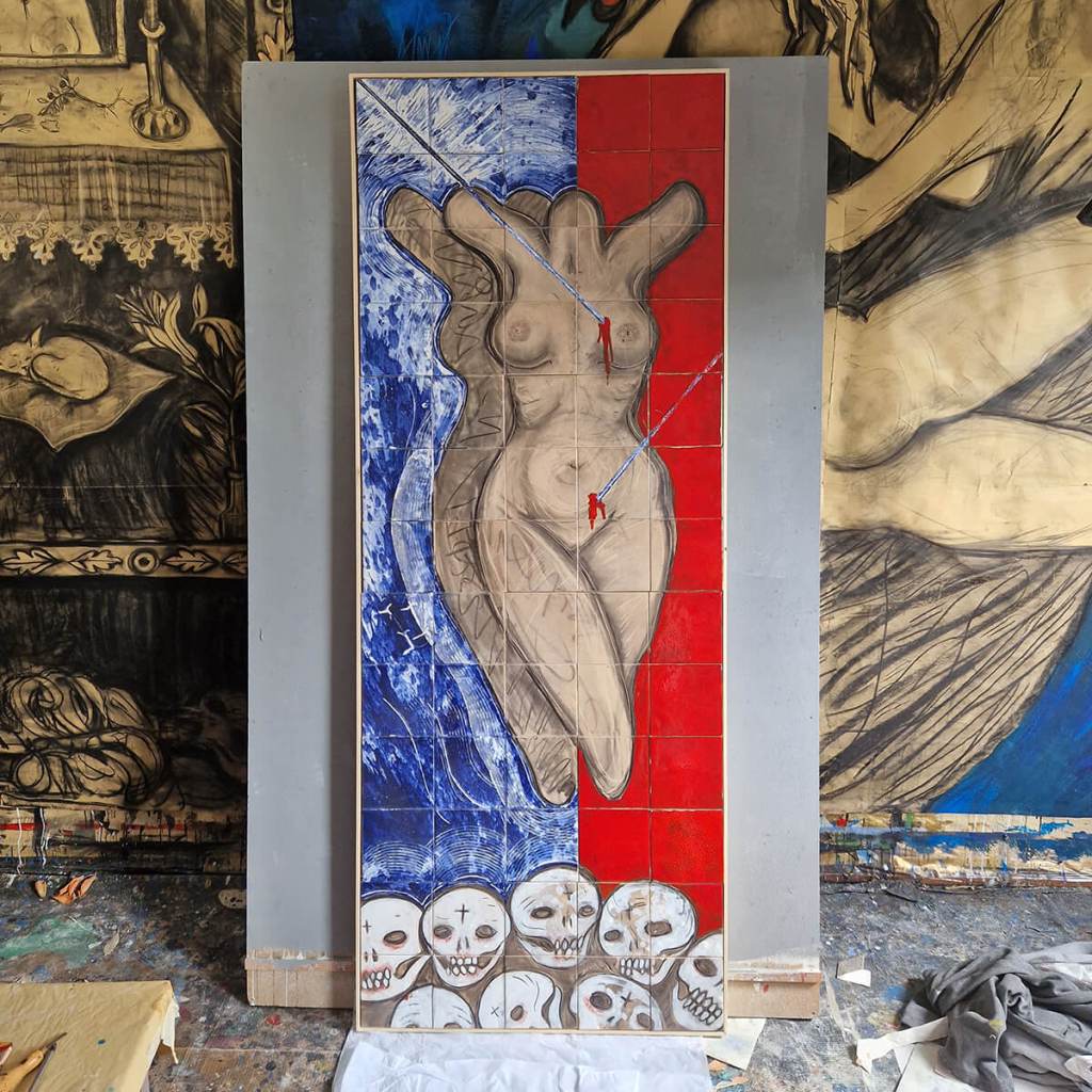 BerriBlue w swojej pracowni