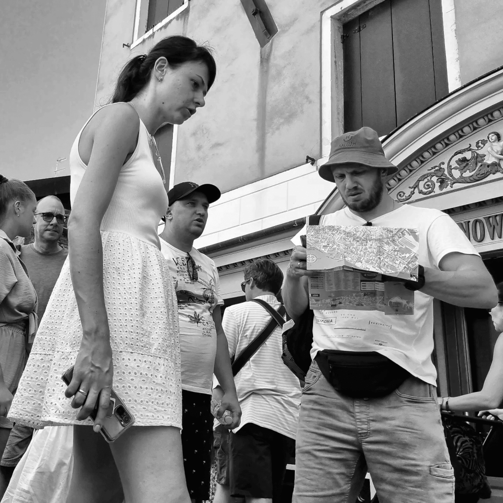 Tłumy turystów w Wenecji