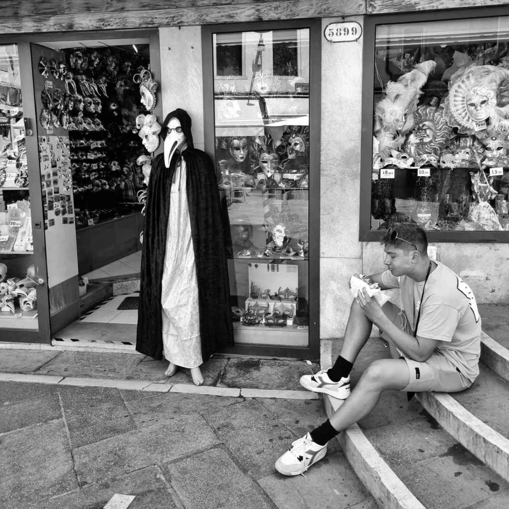 Sklep z pamiątkami w Wenecji