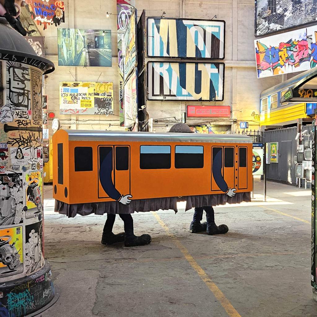 Galeria Layup w Stoczni Gdańskiej pełna jest street artu i graffiti