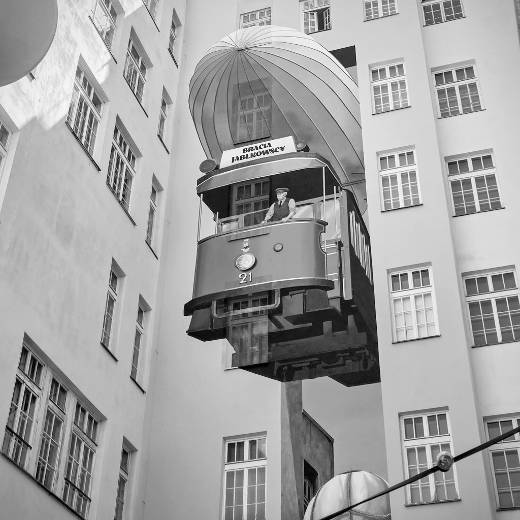 Trójwymiarowy mural w Warszawie