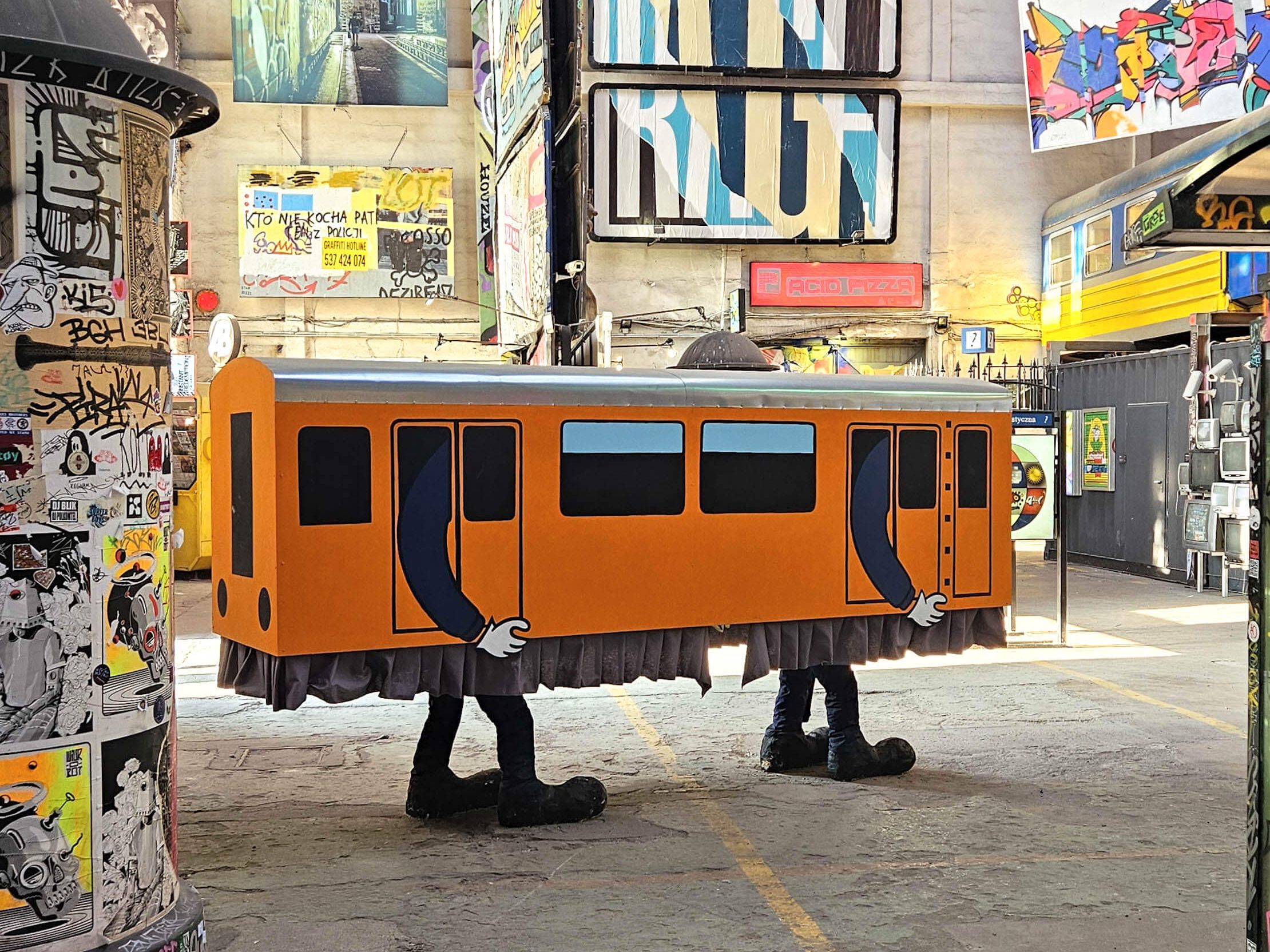 Galeria Layup w Stoczni Gdańskiej pełna jest street artu i graffiti